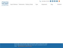 Tablet Screenshot of marinasenses.com